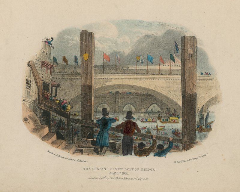 A abertura da nova ponte de Londres de English School
