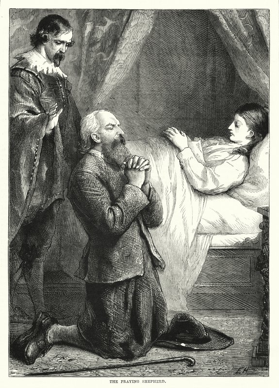 O pastor orante (gravura) de English School