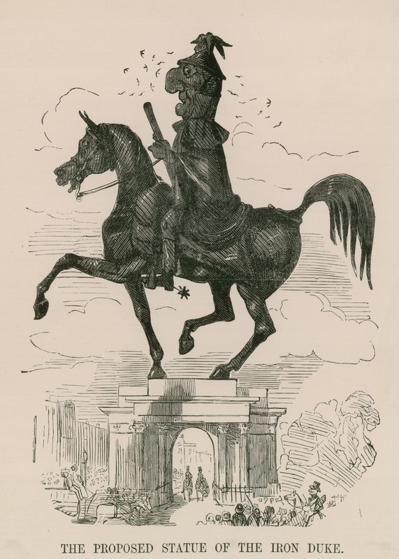 A estátua proposta do Duque de Ferro de English School