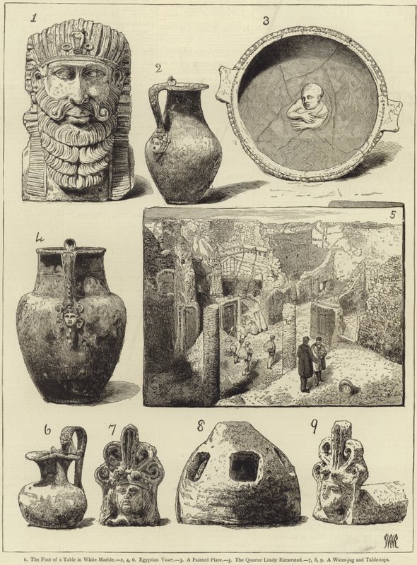 As recentes escavações em Pompeia de English School
