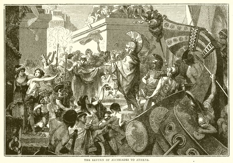 O retorno de Alcibíades a Atenas de English School