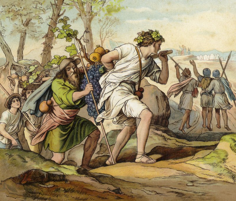 O retorno de Josué e Calebe de English School