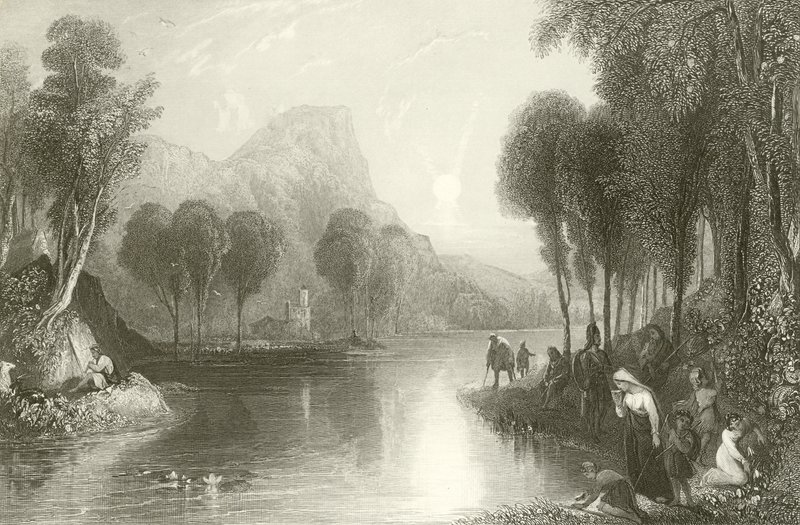O rio da água da vida de English School