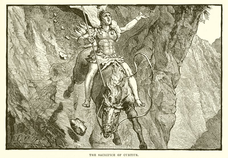 O sacrifício de Curtius de English School