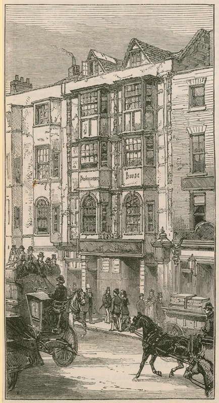 A chamada Shakespeares House na Rua Aldersgate de English School