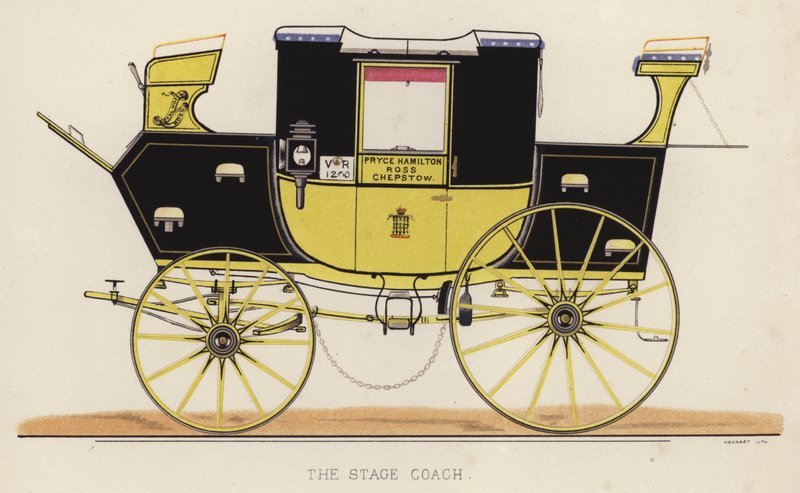 O treinador de palco (cor litho) de English School