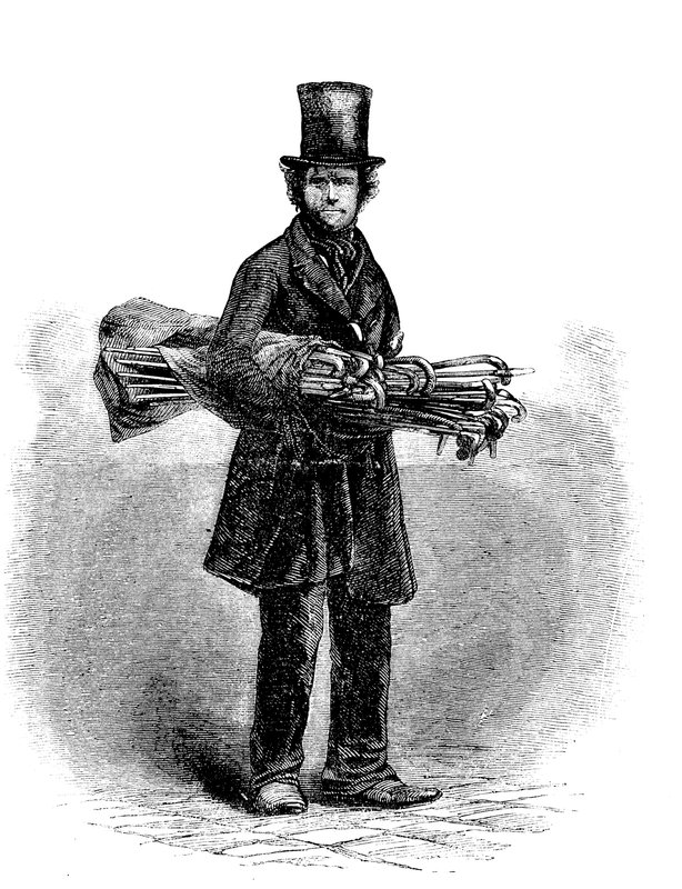 O vendedor ambulante de bengalas de English School
