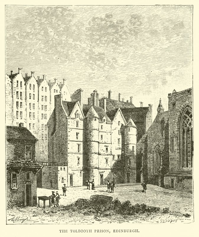 A prisão de tolbooth, Edimburgo de English School
