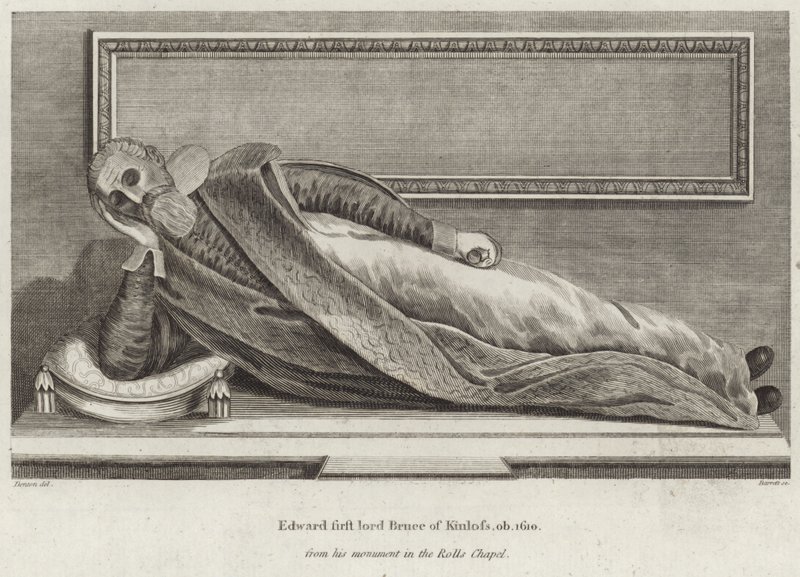 O túmulo de Edward Bruce, Lord Kinloss de English School