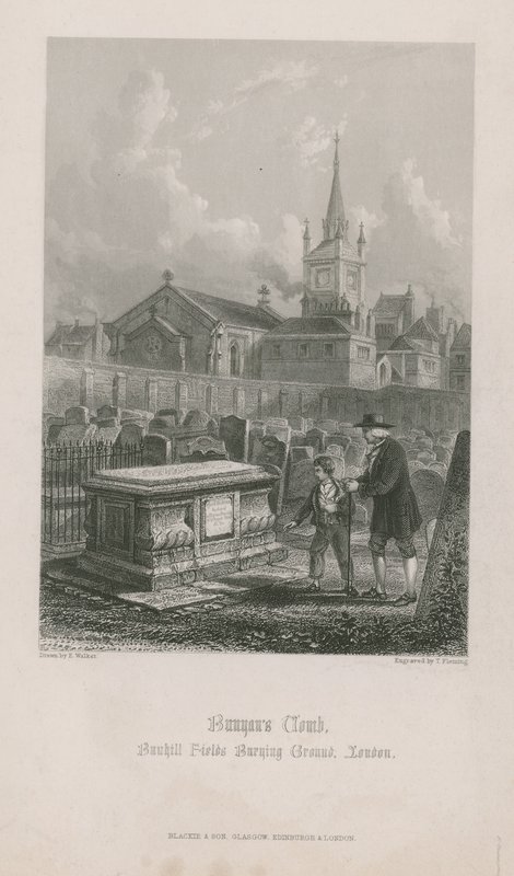 O túmulo de John Bunyan de English School