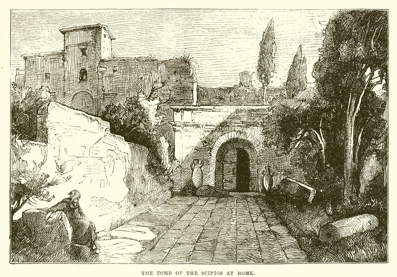 O túmulo dos cipós em Roma de English School