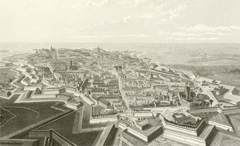 A, cidade, e, fortaleza, de, lille de English School