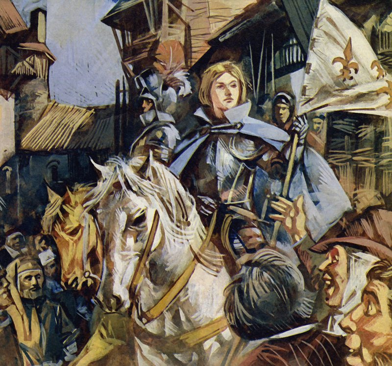 Os habitantes de Orleans ficaram exultantes com a chegada de Joan de English School