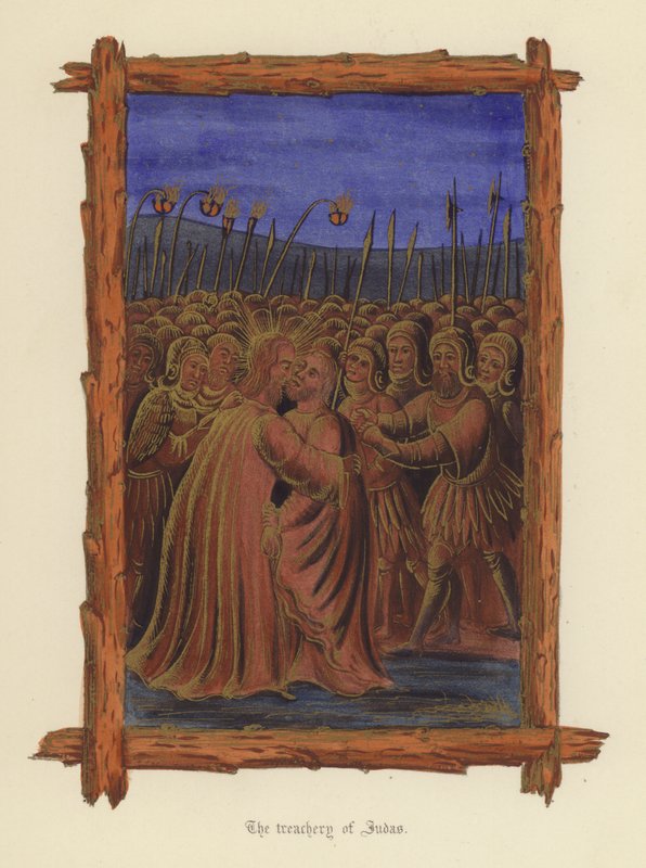 A traição de Judas (cor litho) de English School