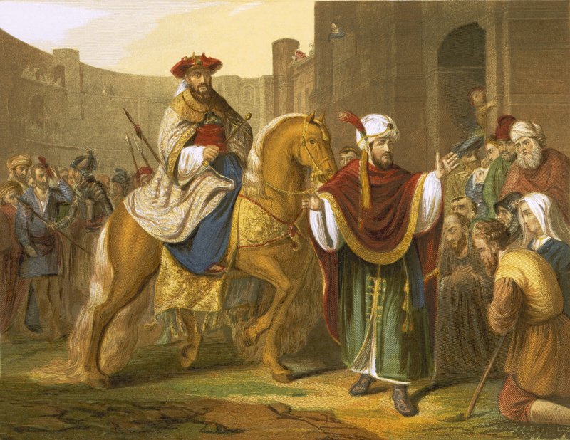 O triunfo de Mordecai de English School