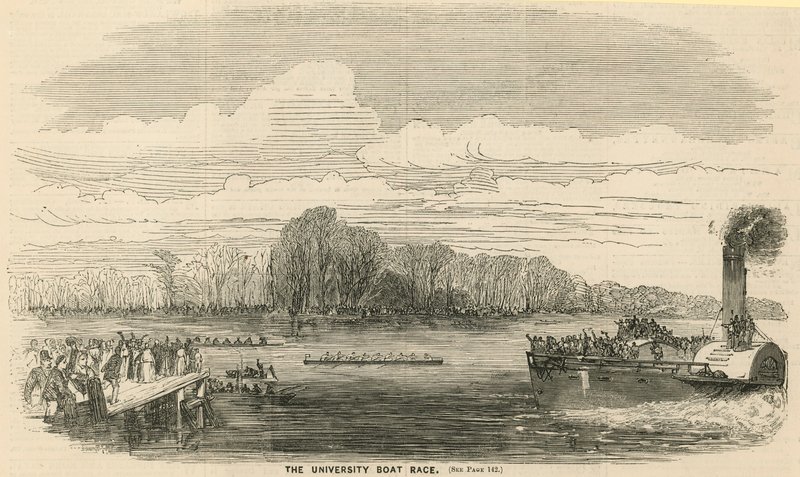 A corrida de barcos da universidade de English School