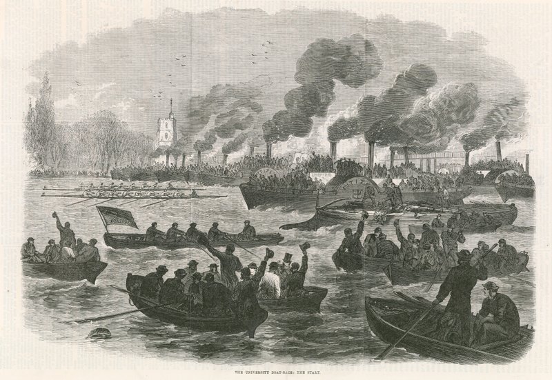 A corrida de barcos da universidade de English School