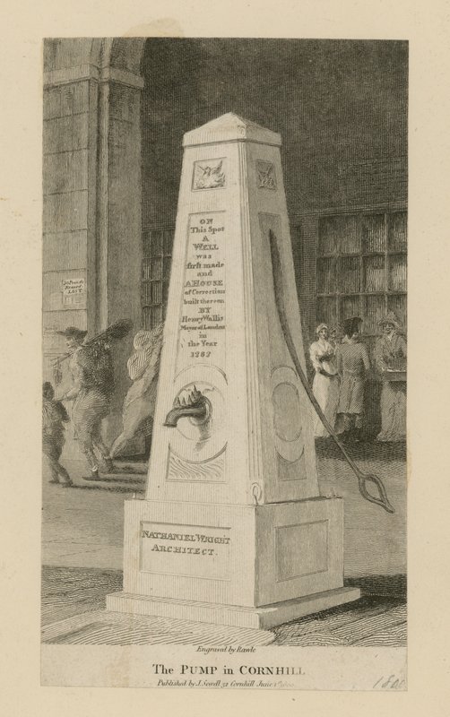 A bomba de água em Cornhill de English School