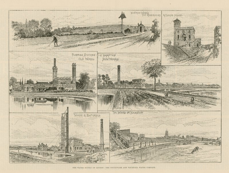 O abastecimento de água de Londres de English School