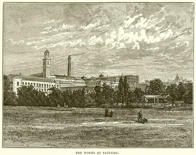 As obras em Saltaire de English School