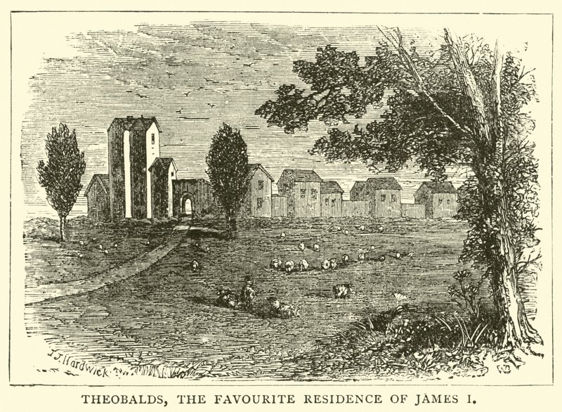 Theobalds, a residência preferida de James I de English School