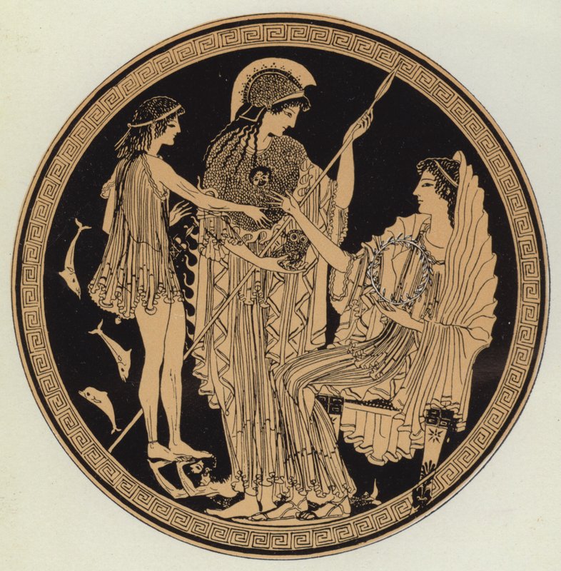 Estes trouxeram à Amphitrite (cor litho) de English School