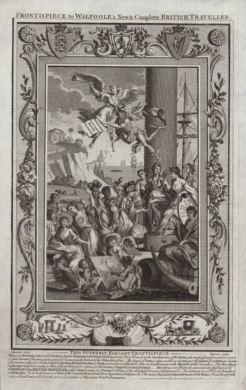 Este Frontispiece Soberbamente Elegante de English School