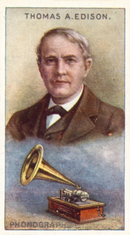 Thomas Alva Edison, fonógrafo de English School