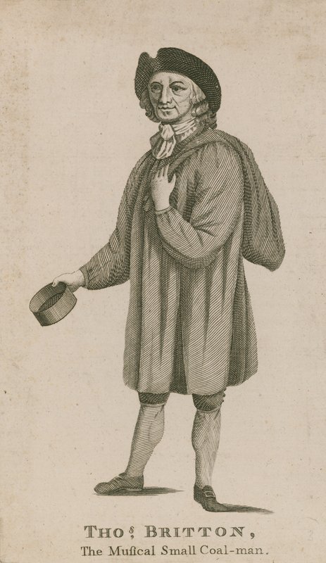 Thomas Britton, o pequeno homem de carvão musical de English School