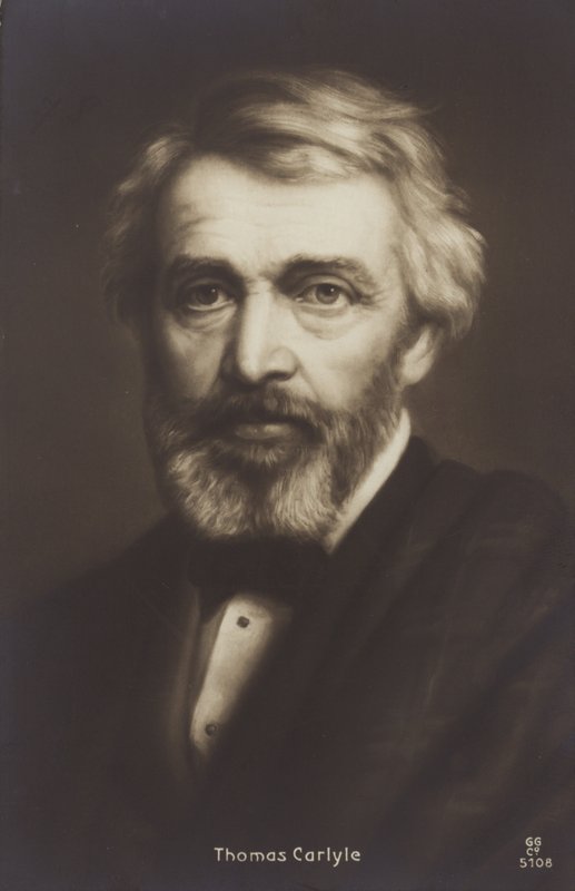 Thomas Carlyle (1795-1881), filósofo escocês, escritor e historiador de English School