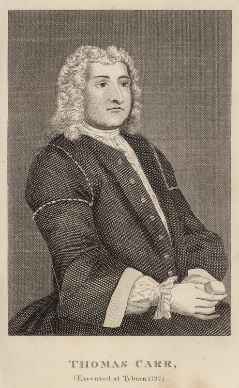 Thomas Carr, executado em Tyburn 1737 de English School