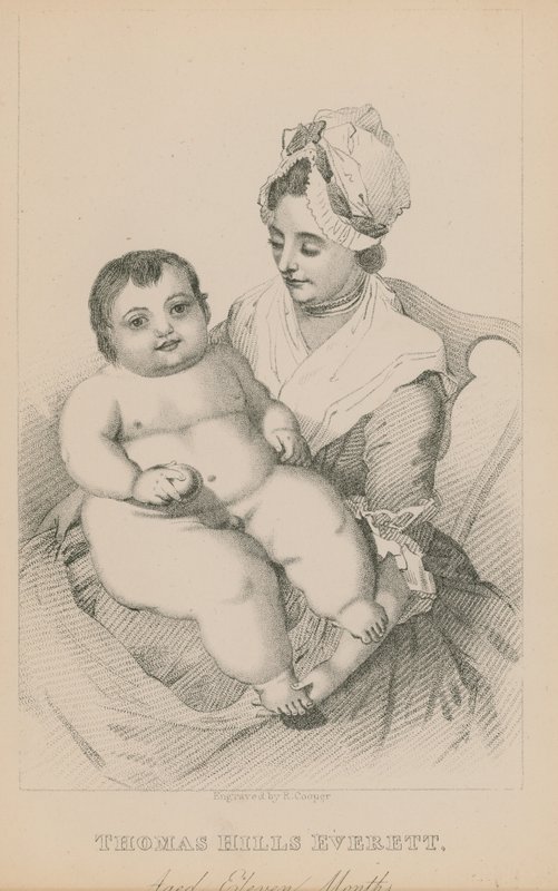 Thomas Hills Everett, com onze meses de English School