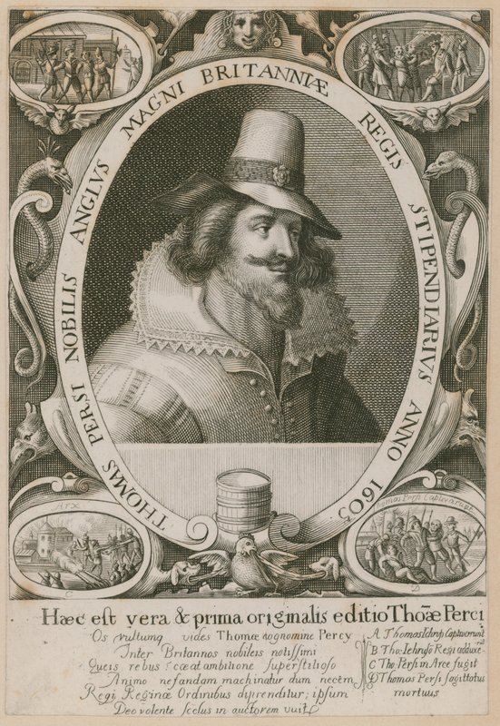 Thomas Percy, um dos conspiradores da conspiração da pólvora de English School