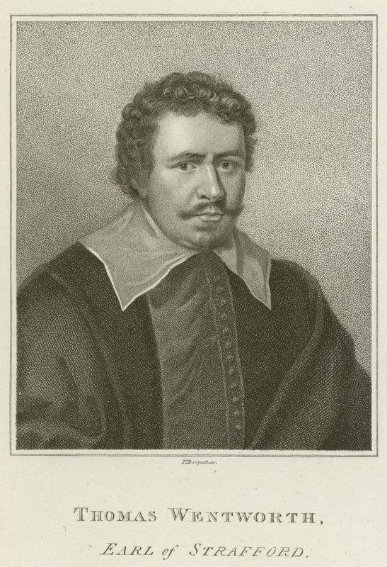 Thomas Wentworth, Conde de Strafford (gravura) de English School