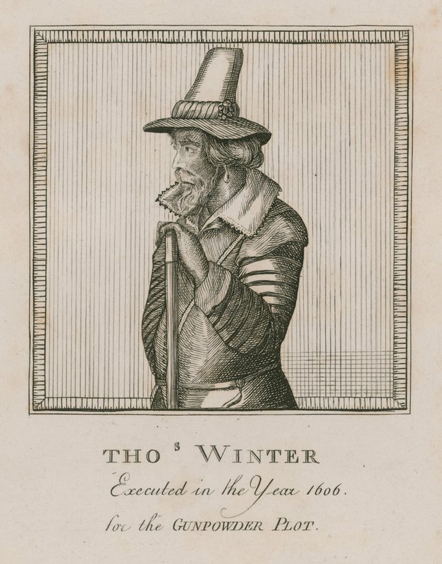 Thomas Winter, executado no ano de 1606 para o lote de pólvora de English School