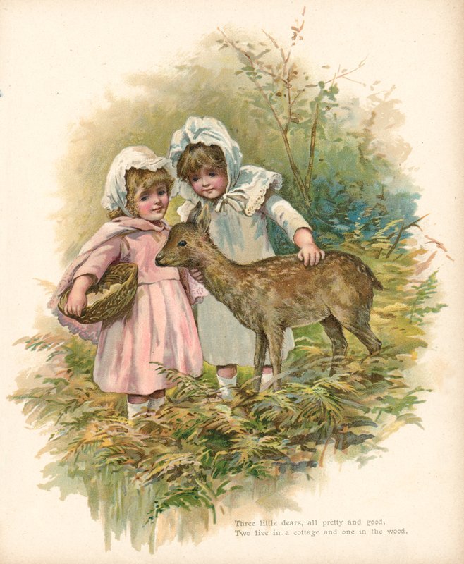 Três pequenos dears de English School