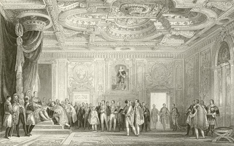 Sala do trono, Fontainbleau de English School