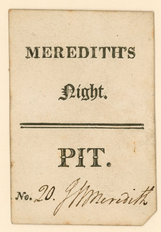 Bilhete para o Teatro Drury Lane, Londres: Merediths Night de English School