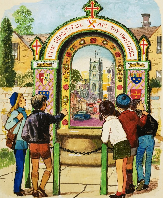 Poço de Tissington de English School