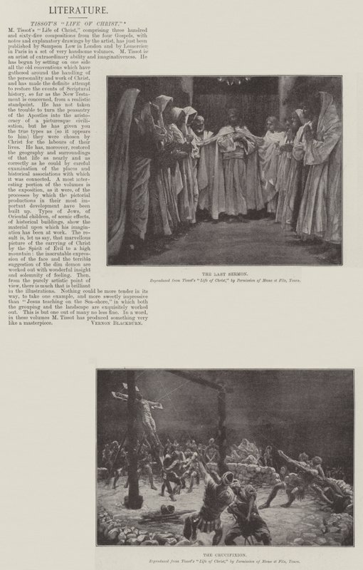 A "Vida de Cristo" de Tissot (litho) de English School