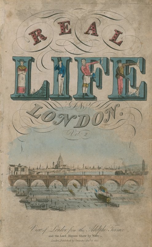 Página de título da vida real em Londres de English School