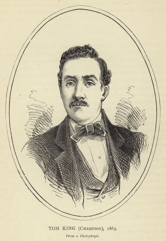 Tom King, Campeão, 1863, De Uma Fotografia de English School