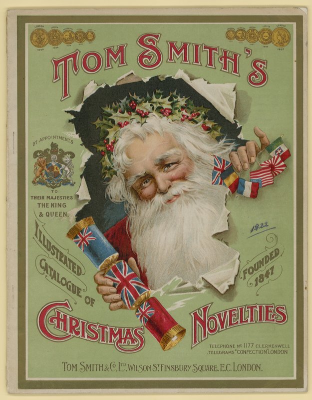 Tom Smith & Co Ltd, Novidades de Natal, Biscoitos de Natal, Capa de Brochura de English School