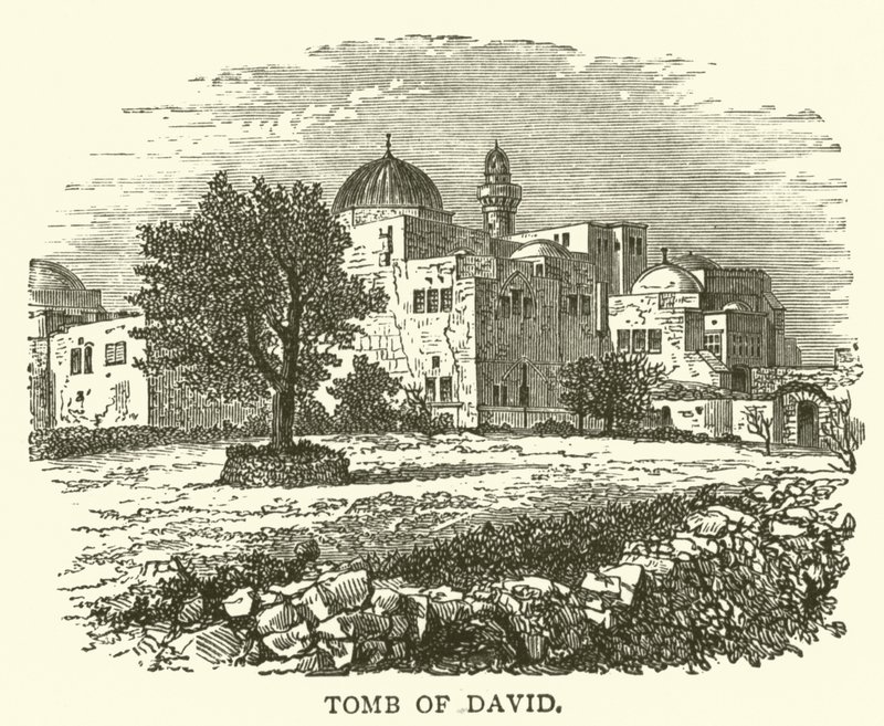 Túmulo de David (gravura) de English School