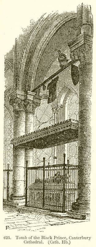 Túmulo do Príncipe Negro, Catedral de Canterbury de English School