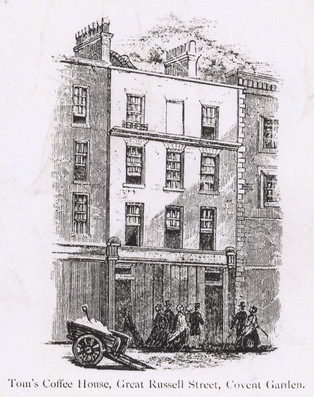 Toms Coffee House, Grande Russell Street, Covent Garden de English School