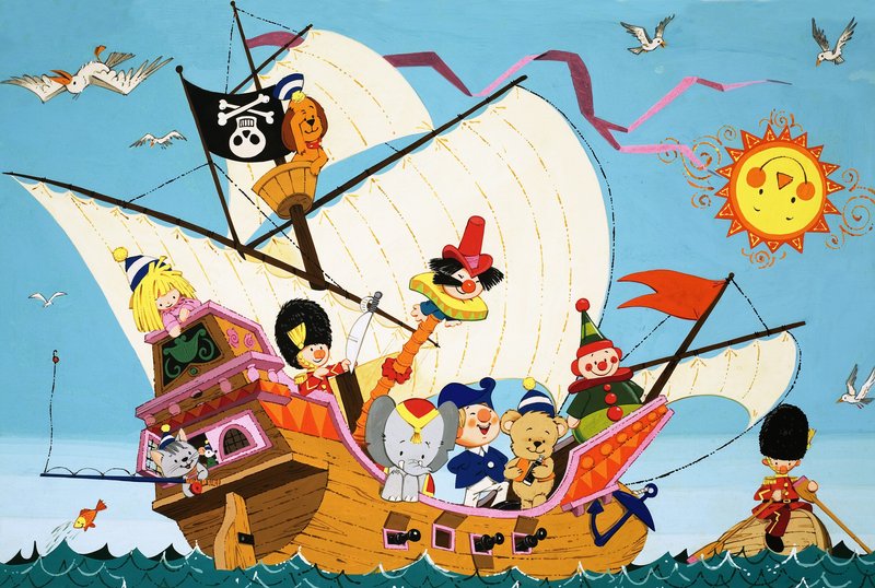 Navio Pirata Topsy Turvy de English School