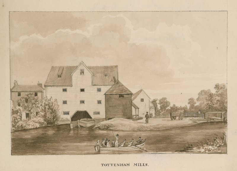 Tottenham Mills, Londres (wc no papel) de English School