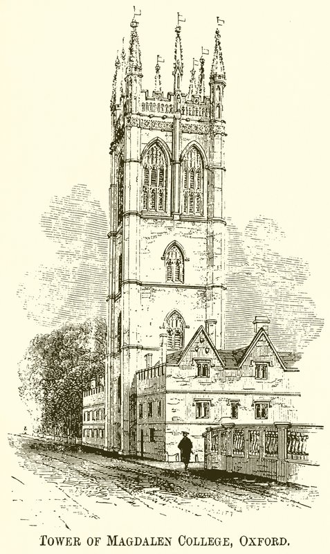 Torre da faculdade de Magdalen, Oxford de English School