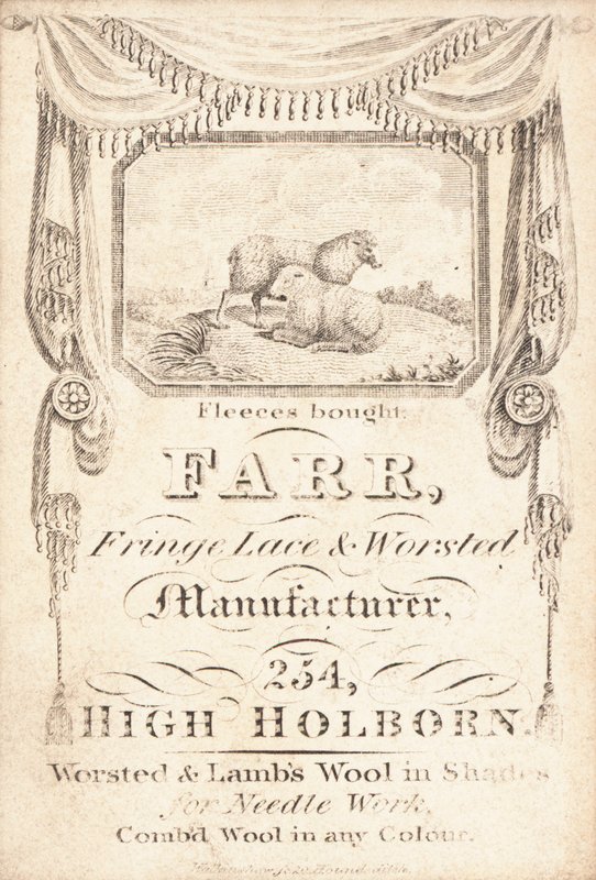Cartão de comércio, Farr de English School
